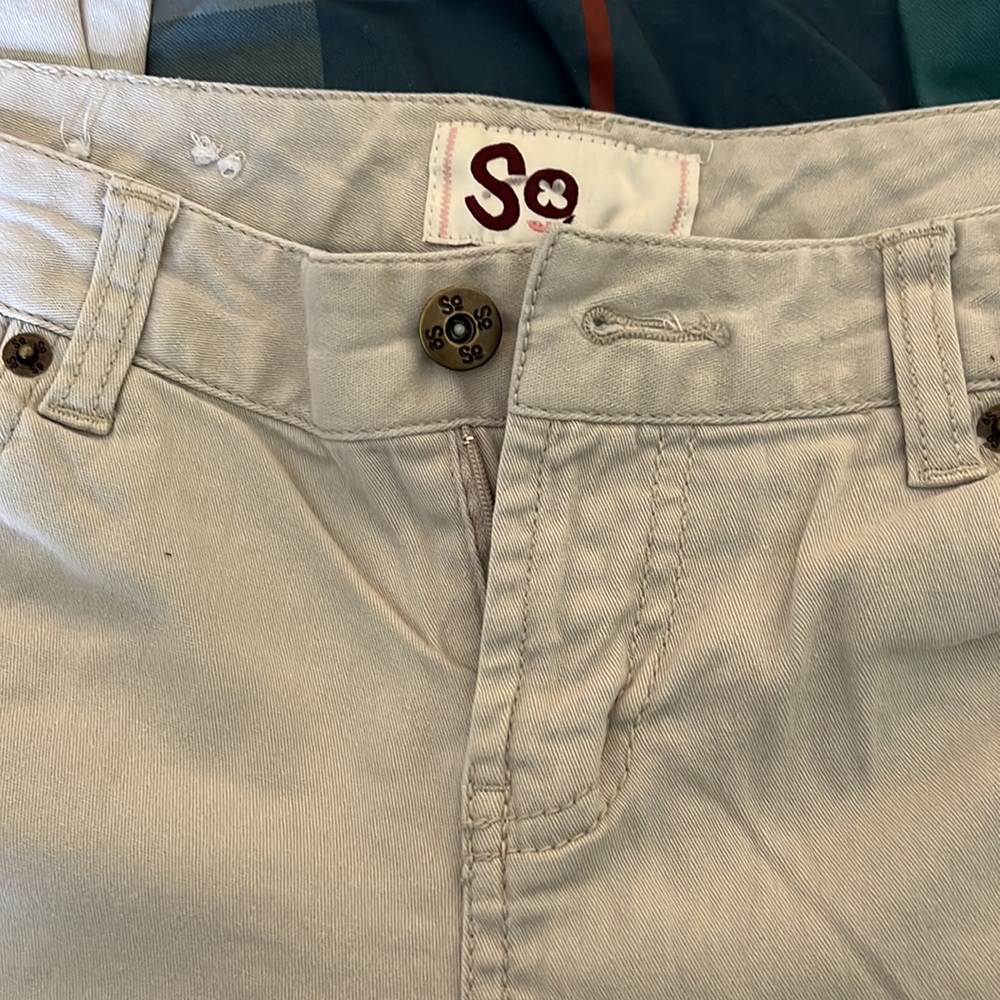 SO Juniors Khaki Pants, Size 11, Vintage - Picture 3 of 3